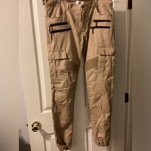 Uncle RALPH Twill Khaki Cargo Mens Jogger Pants XL